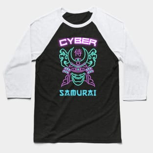 Neon punk: cyber samurai Baseball T-Shirt